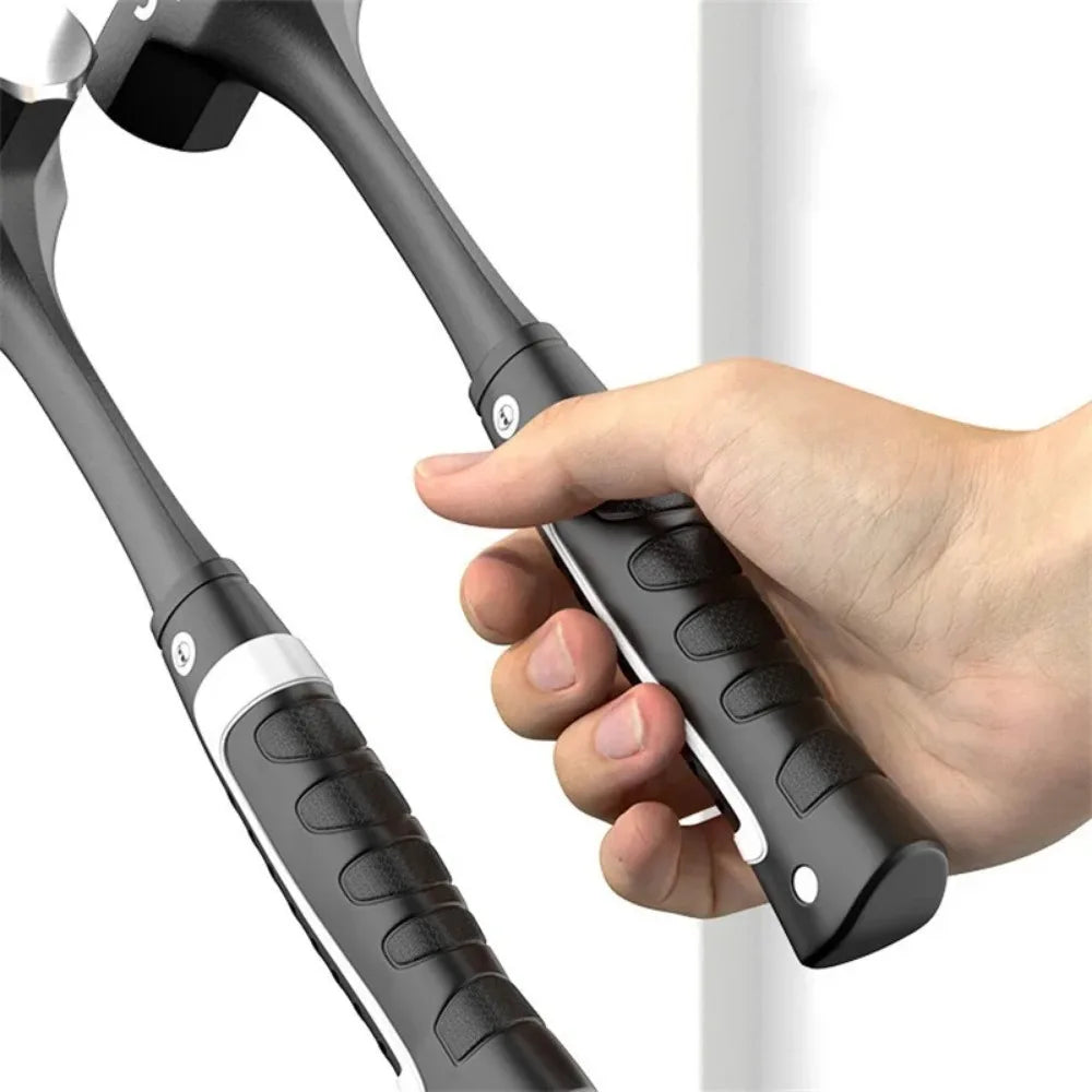 Heavy Duty Sledge Hammer - 2LB-3LB One-Piece Forged Steel for Brick Drilling and Construction - ZOOMNSTORE