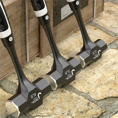 Heavy Duty Sledge Hammer - 2LB-3LB One-Piece Forged Steel for Brick Drilling and Construction - ZOOMNSTORE