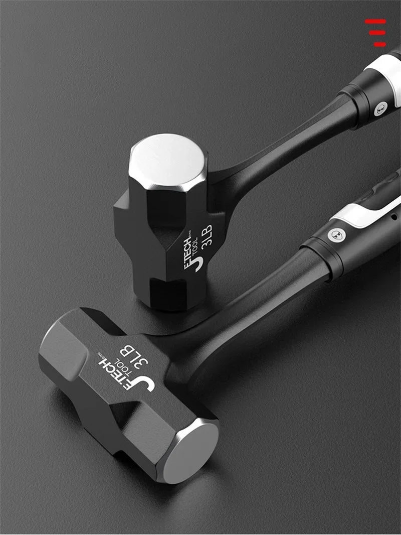 Heavy Duty Sledge Hammer - 2LB-3LB One-Piece Forged Steel for Brick Drilling and Construction - ZOOMNSTORE