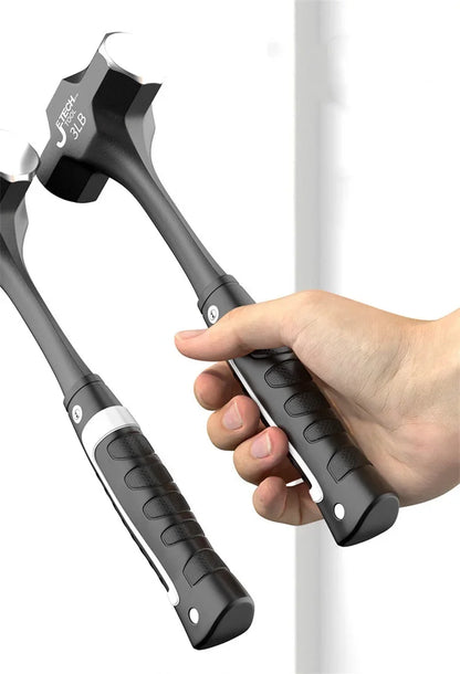 Heavy Duty Sledge Hammer - 2LB-3LB One-Piece Forged Steel for Brick Drilling and Construction - ZOOMNSTORE