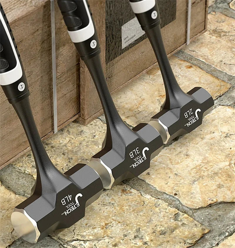 Heavy Duty Sledge Hammer - 2LB-3LB One-Piece Forged Steel for Brick Drilling and Construction - ZOOMNSTORE