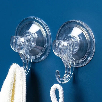Transparent Suction Cup Hook - Reusable Heavy-Duty Bathroom  Kitchen Towel Holder - ZOOMNSTORE