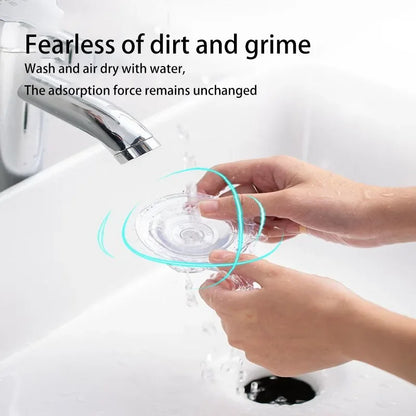 Transparent Suction Cup Hook - Reusable Heavy-Duty Bathroom  Kitchen Towel Holder - ZOOMNSTORE