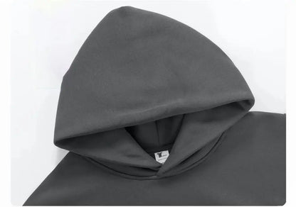 Heavy Weight Men's Hoodies - Thick Cotton Sweatshirt | Casual Autumn Pullover - ZOOMNSTORE