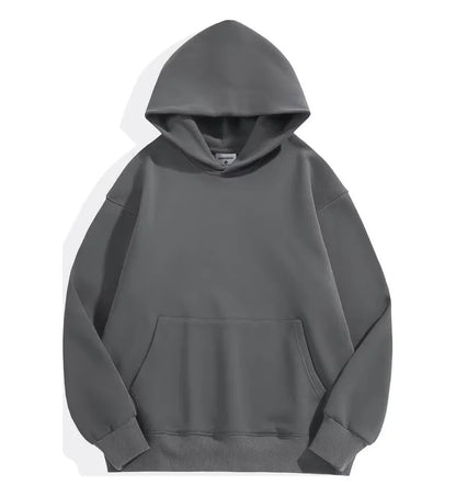 Heavy Weight Men's Hoodies - Thick Cotton Sweatshirt | Casual Autumn Pullover - ZOOMNSTORE