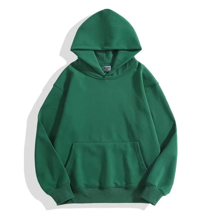 Heavy Weight Men's Hoodies - Thick Cotton Sweatshirt | Casual Autumn Pullover - ZOOMNSTORE