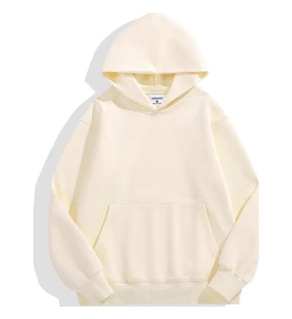Heavy Weight Men's Hoodies - Thick Cotton Sweatshirt | Casual Autumn Pullover - ZOOMNSTORE