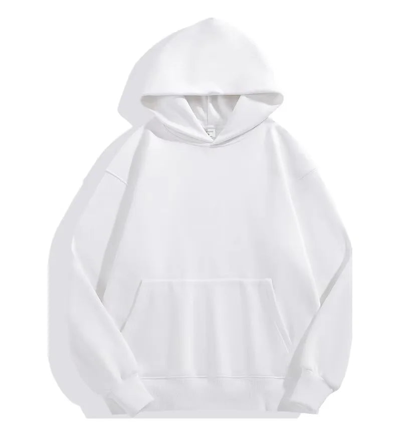 Heavy Weight Men's Hoodies - Thick Cotton Sweatshirt | Casual Autumn Pullover - ZOOMNSTORE