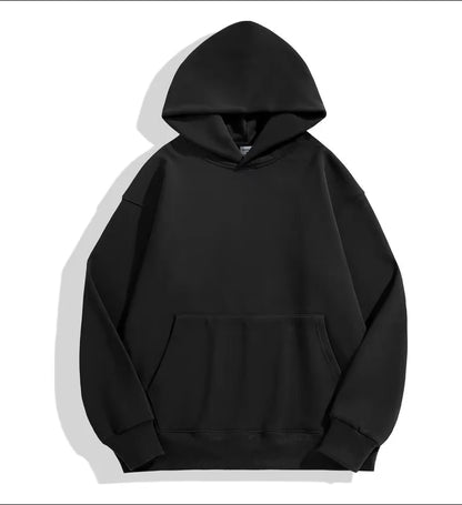 Heavy Weight Men's Hoodies - Thick Cotton Sweatshirt | Casual Autumn Pullover - ZOOMNSTORE