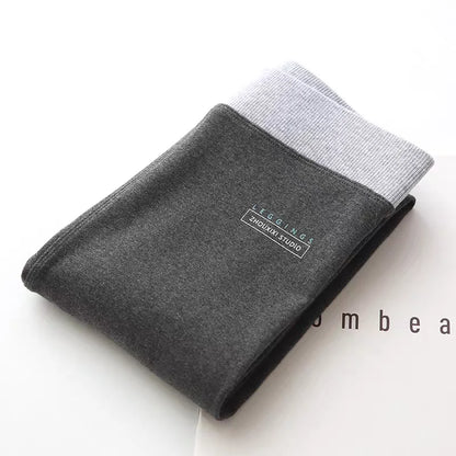 Ribbed Leggings Women - High Waist Cotton Blend Warm Winter Leggings | Casual Threaded Pants