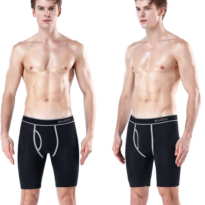SRBONITOS Long Boxer For Men Underwear High Quality Coton Men's Panties Man Underpants Boxershorts Shorts Calvin Calecon Sexy