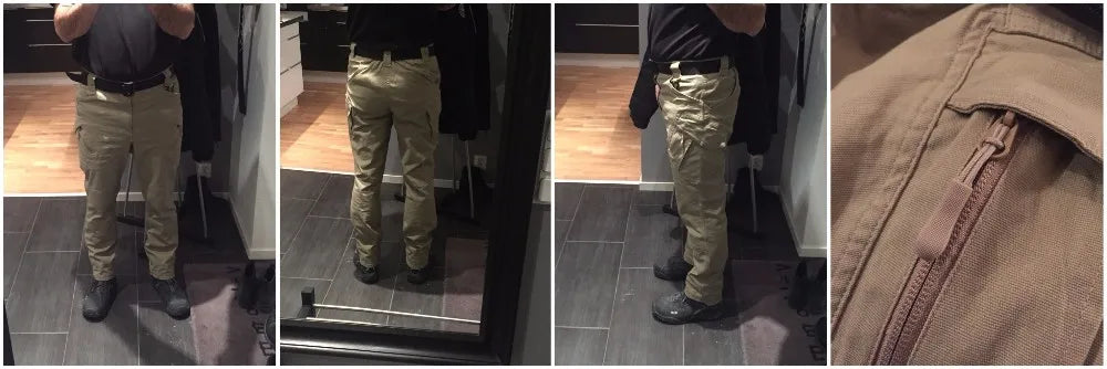 IX9 97% Cotton Men Military Tactical Cargo Pants Men SWAT Combat Army Trousers Male Casual Many Pockets Stretch Cotton Pants