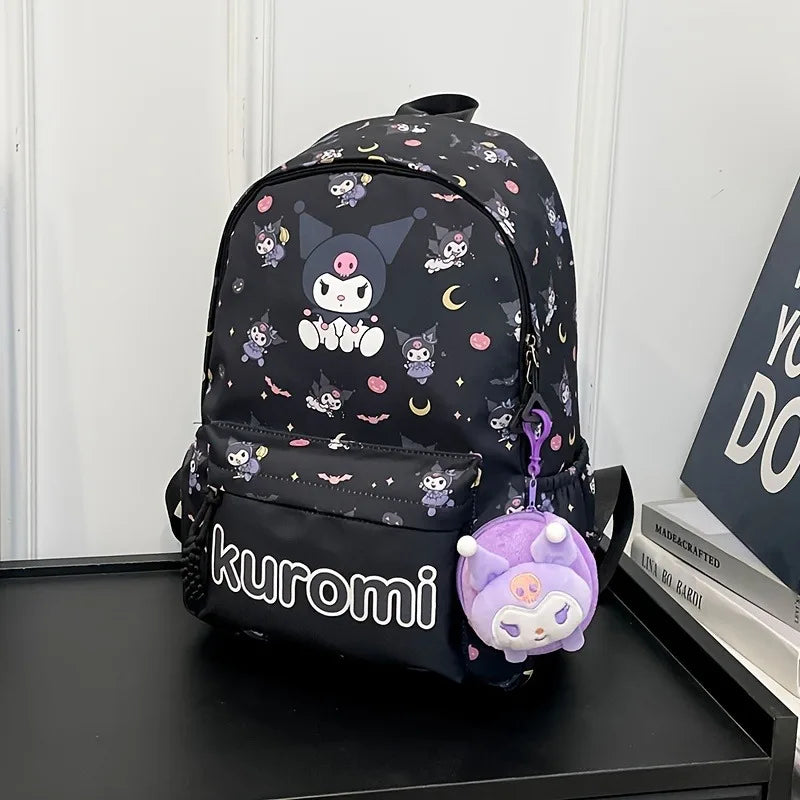 Hello Kitty  Friends Backpack - Cute Anime Schoolbag for Girls - ZOOMNSTORE