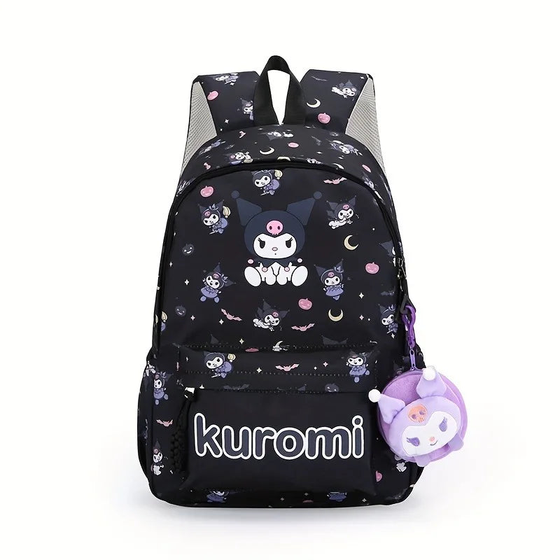 Hello Kitty  Friends Backpack - Cute Anime Schoolbag for Girls - ZOOMNSTORE