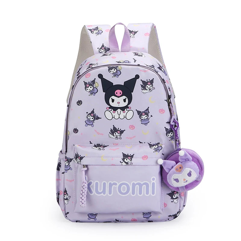 Hello Kitty  Friends Backpack - Cute Anime Schoolbag for Girls - ZOOMNSTORE