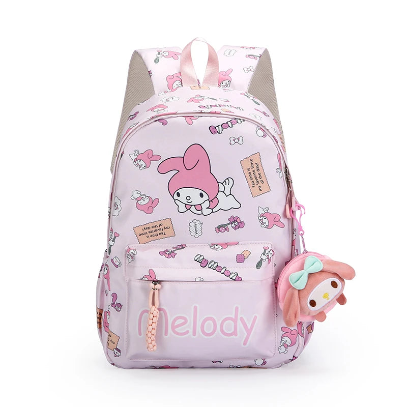 Hello Kitty  Friends Backpack - Cute Anime Schoolbag for Girls - ZOOMNSTORE