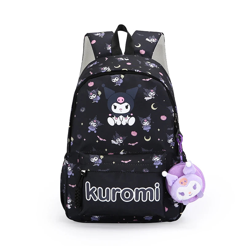 Hello Kitty  Friends Backpack - Cute Anime Schoolbag for Girls - ZOOMNSTORE