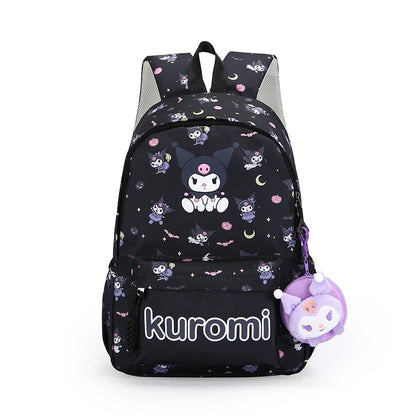 Hello Kitty  Friends Backpack - Cute Anime Schoolbag for Girls - ZOOMNSTORE