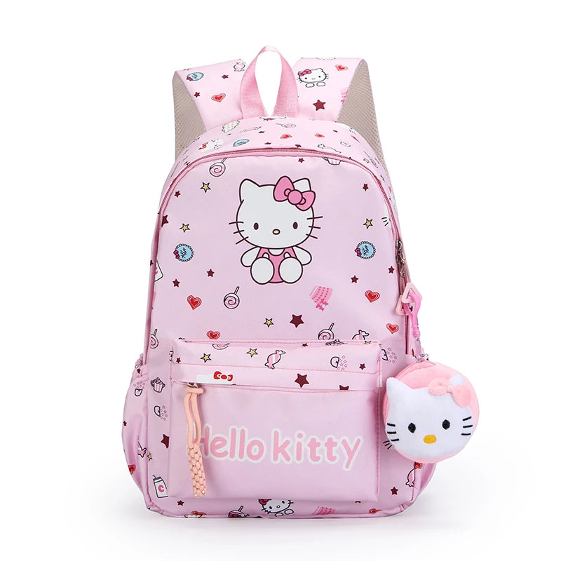 Hello Kitty  Friends Backpack - Cute Anime Schoolbag for Girls - ZOOMNSTORE