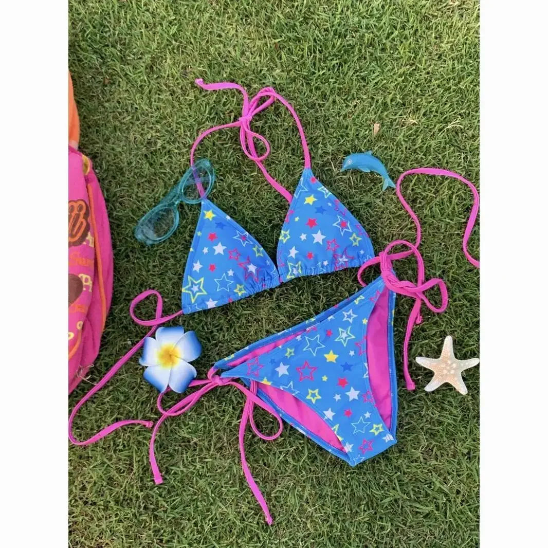 Y2K Hello Kitty Bikini Set - Anime Swimsuit for Women Sexy Beachwear - ZOOMNSTORE