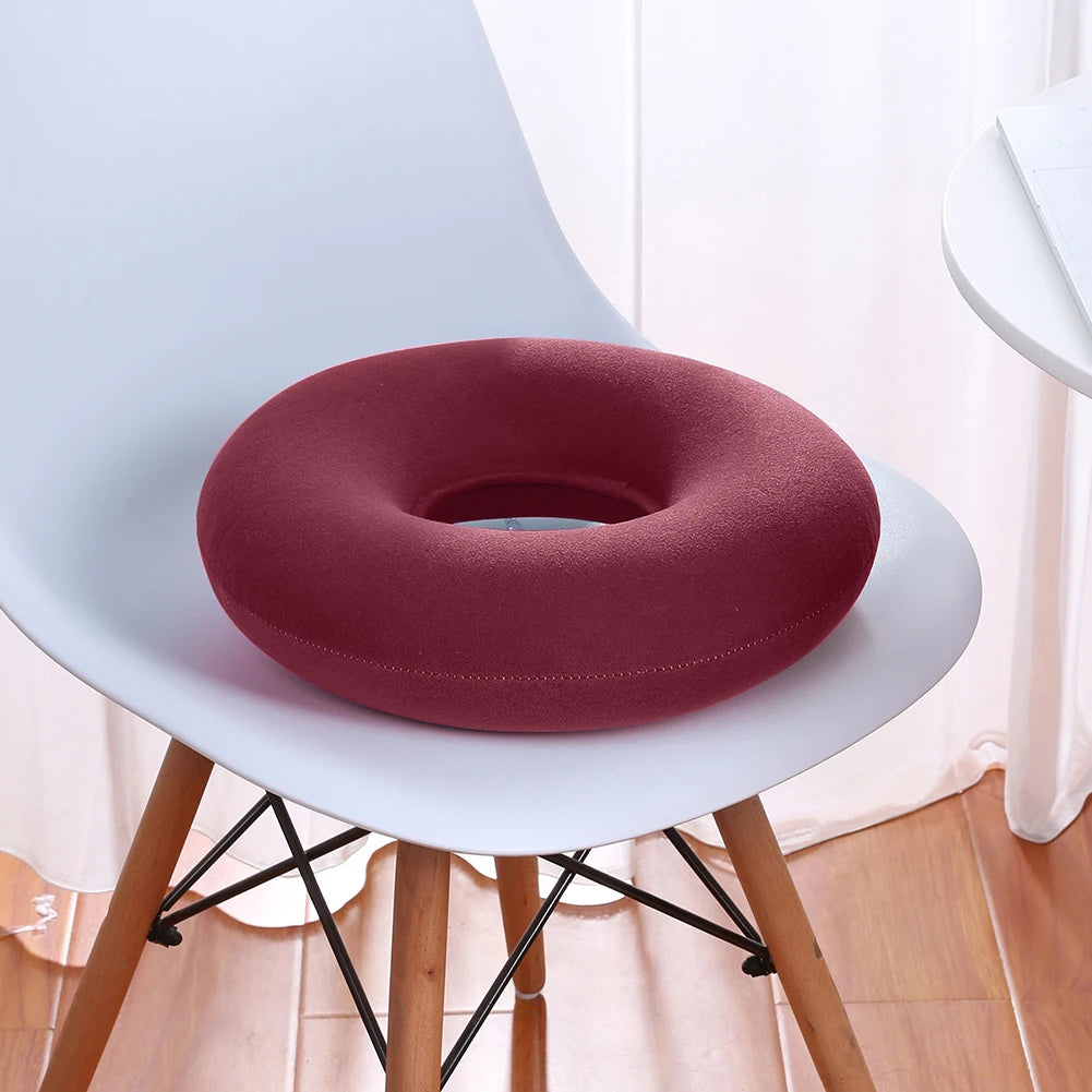 Hemorrhoid Donut Cushion - Inflatable Tailbone Pain Relief Medical Seat Pad with Pump - ZOOMNSTORE