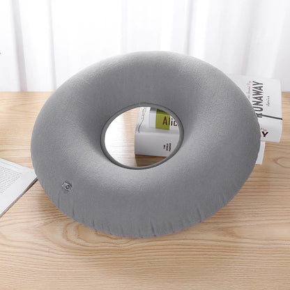 Hemorrhoid Donut Cushion - Inflatable Tailbone Pain Relief Medical Seat Pad with Pump - ZOOMNSTORE
