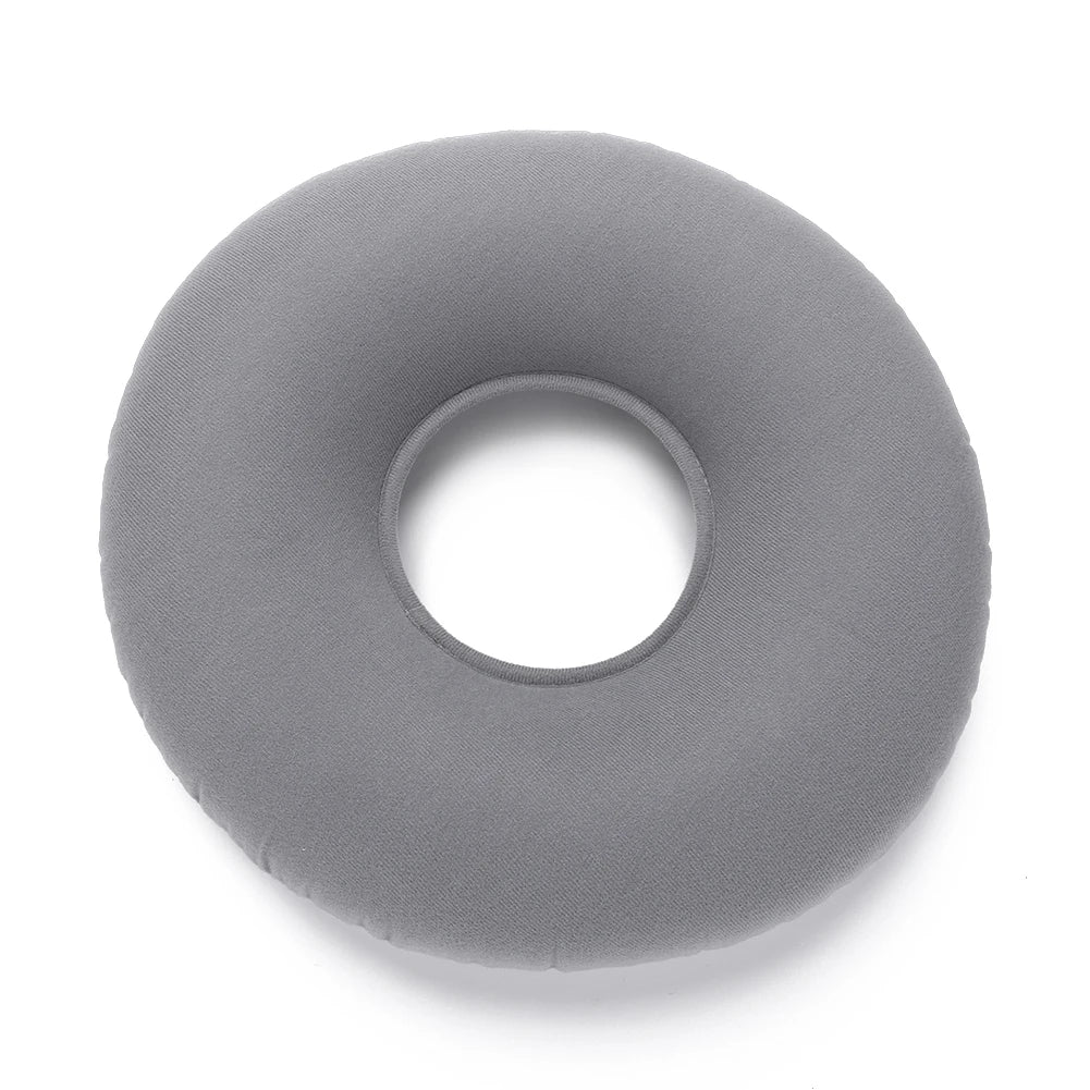 Hemorrhoid Donut Cushion - Inflatable Tailbone Pain Relief Medical Seat Pad with Pump - ZOOMNSTORE