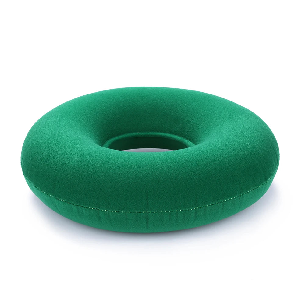 Hemorrhoid Donut Cushion - Inflatable Tailbone Pain Relief Medical Seat Pad with Pump - ZOOMNSTORE