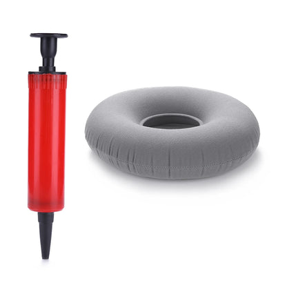 Hemorrhoid Donut Cushion - Inflatable Tailbone Pain Relief Medical Seat Pad with Pump - ZOOMNSTORE