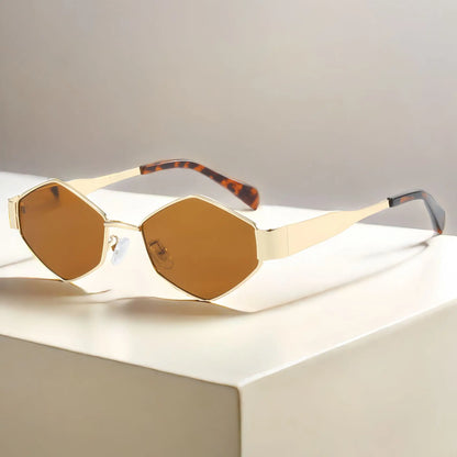 Hexagon Sunglasses - Luxury Polygon Eyewear for Men and Women - ZOOMNSTORE