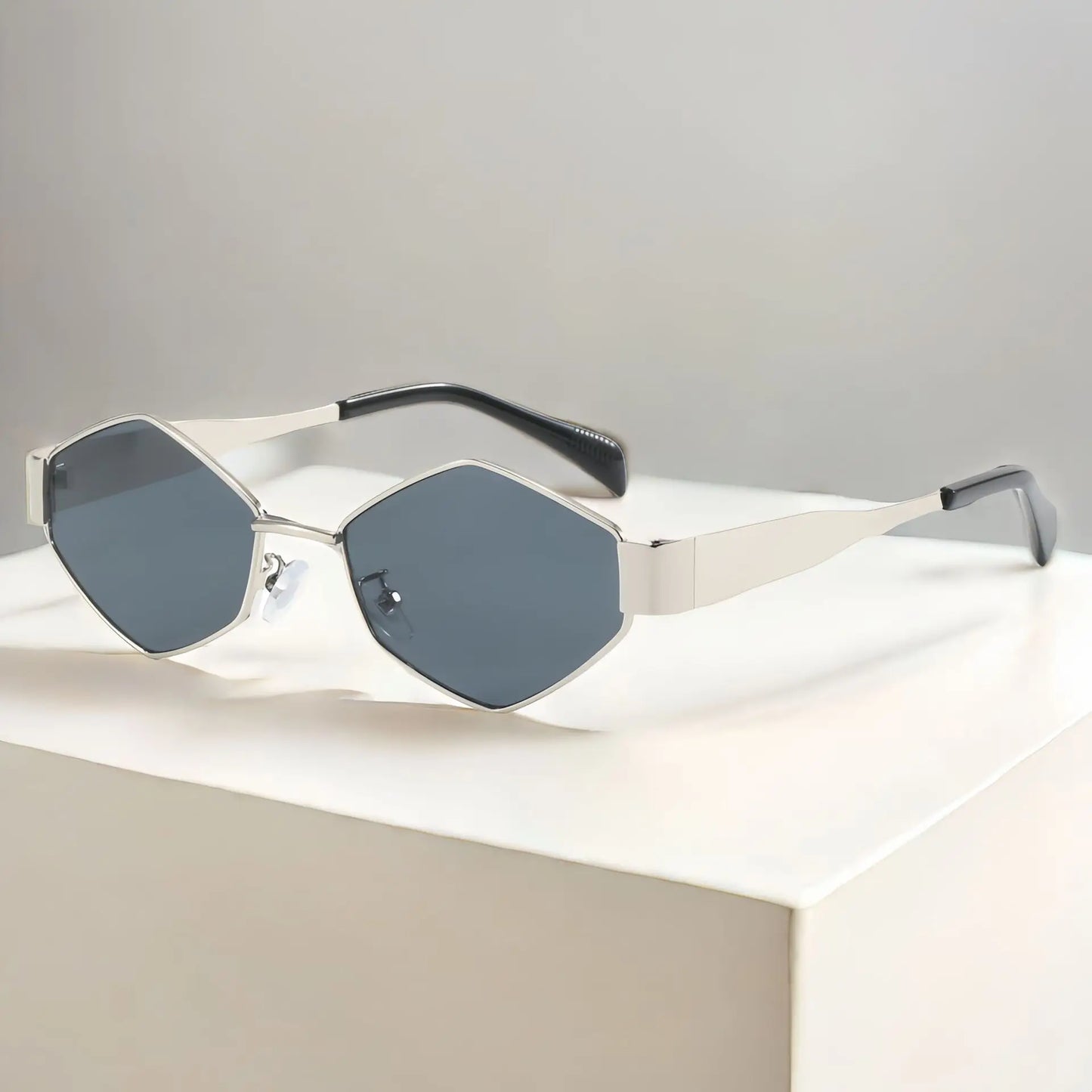 Hexagon Sunglasses - Luxury Polygon Eyewear for Men and Women - ZOOMNSTORE