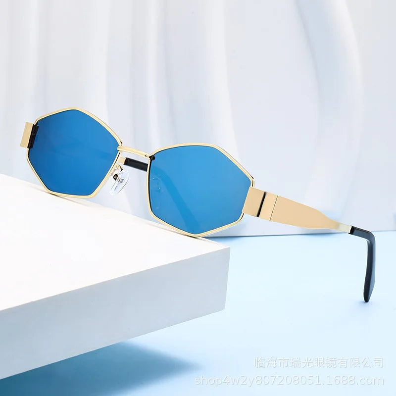 Hexagon Sunglasses - Luxury Polygon Eyewear for Men and Women - ZOOMNSTORE