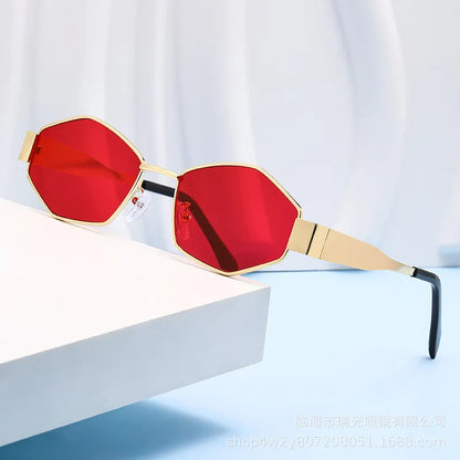 Hexagon Sunglasses - Luxury Polygon Eyewear for Men and Women - ZOOMNSTORE