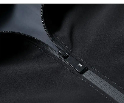 Top Quality New Brand Casual Fashion Stand Collar Streetwear Mens Coats And Jackets Zipper Windbreaker Simple Mens Clothes 2025