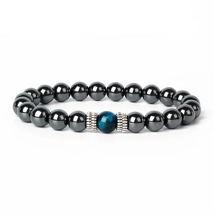 Hematite Magnetic Bracelet Man Weight Loss Bracelet Natural Stone Magnetic Bracelet Slimming Woman Health Care Therapy Jewelry