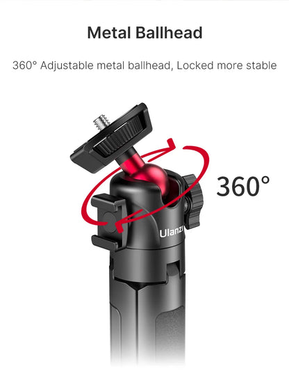Ulanzi MT-16 Extend Tablet Tripod with Cold Shoe for Microphone LED Video Fill Light Smartphone SLR Camera Tripod