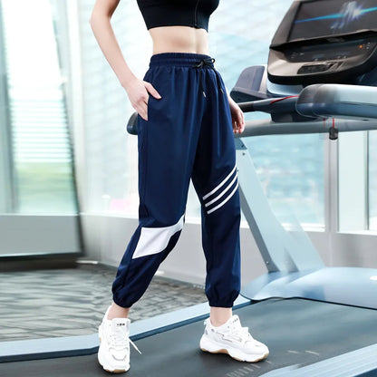 Sports Pants Autumn Women Loose Yoga Pants Sports Trousers Exercise Fitness Running Jogging Trousers Workout Sport Pants
