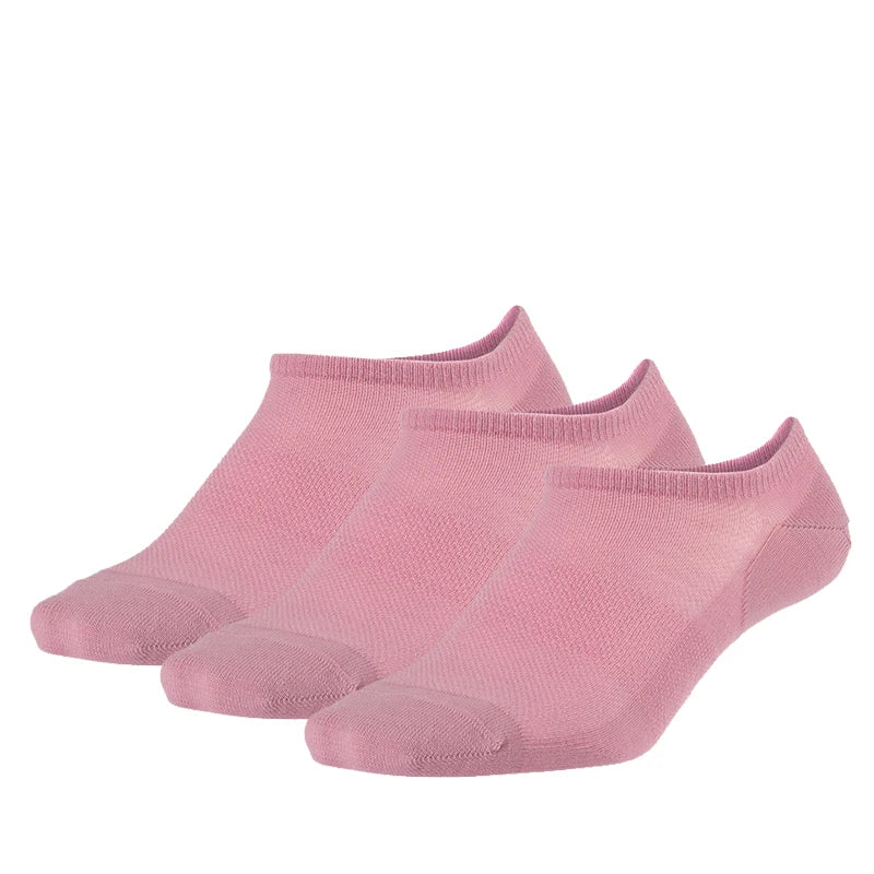 Merino Wool Athletic Socks - No Show Ankle Breathable Mesh, Toe Heel Reinforcement