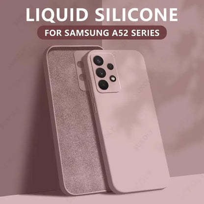 Liquid Silicone Case For Samsung Galaxy S24 S25 FE S26 S23 S22 Ultra Plus S25 Edge A57 A37 A56 A17 A16 A36 A54 A55 5G Soft Cover