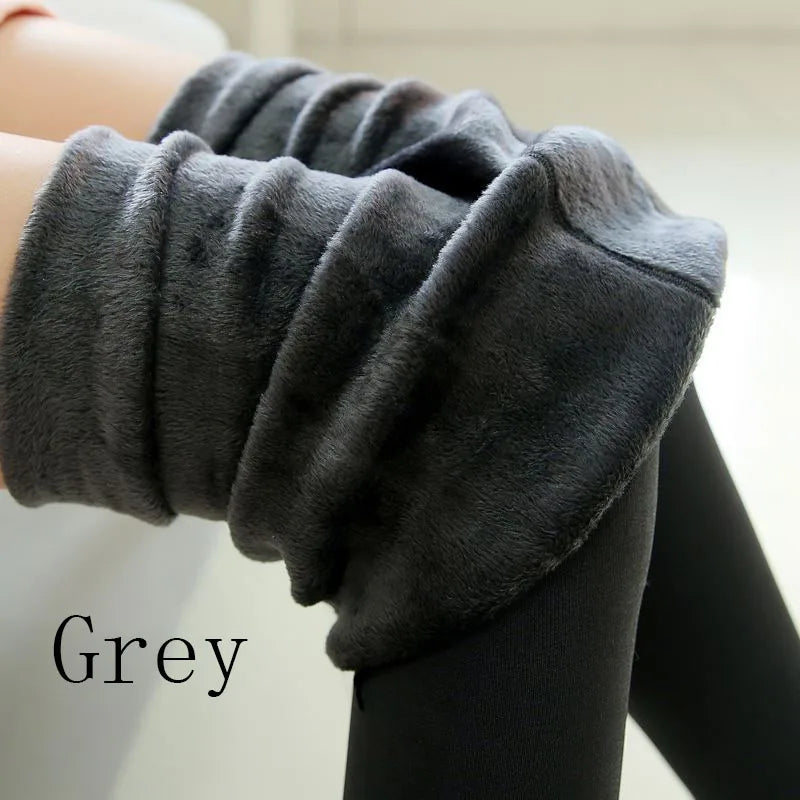 Warm Winter Leggings - High Waist Velvet Thermal Pants Plus Size Women S-5XL