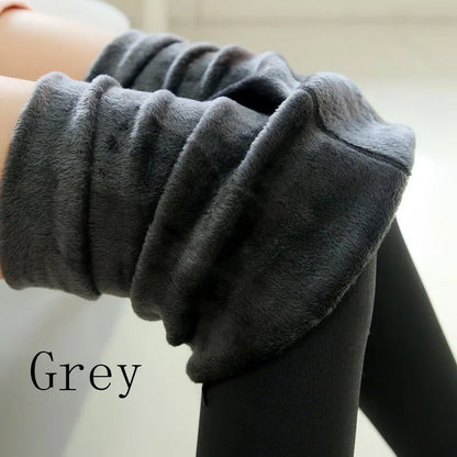 Warm Winter Leggings - High Waist Velvet Thermal Pants Plus Size Women S-5XL