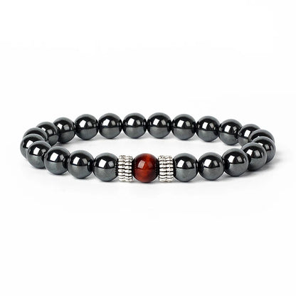 Hematite Magnetic Bracelet Man Weight Loss Bracelet Natural Stone Magnetic Bracelet Slimming Woman Health Care Therapy Jewelry