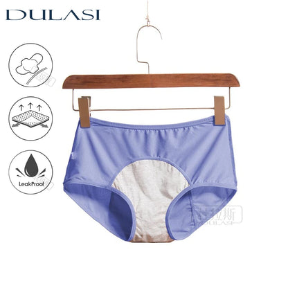 2PCLeak Proof Menstrual Period Panties Women Underwear Physiological Pants Cotton Health Seamless Briefs High Waist  Dropshiping