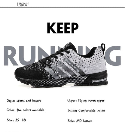 Men's Mesh Breathable Casual Shoes Non-Slip Stable Shock Absorption Lightweight Sneakers Couple Basket Homme 2020 la sportiva