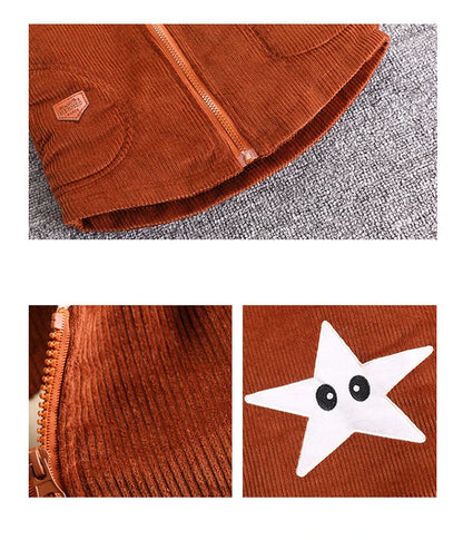 Kids Winter Jackets - Toddler Warm Coats With Zipper Closure | Heavyweight Cotton Outerwear