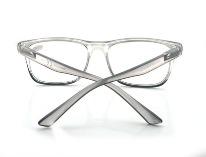 Oversized Reading Glasses - Wide Square Eyeglasses With Spring Hinge For Men & Women