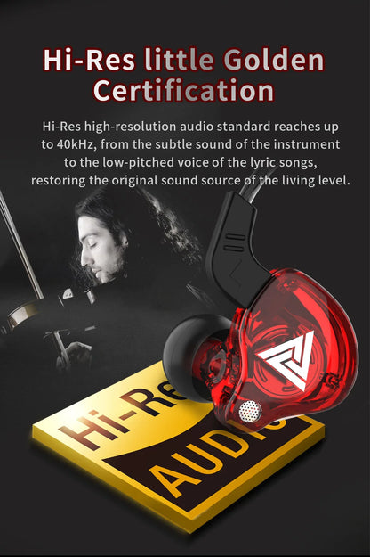 HiFi Wired Earphones – In-Ear Bass Stereo Earphones With Mic & Detachable Cable - ZOOMNSTORE
