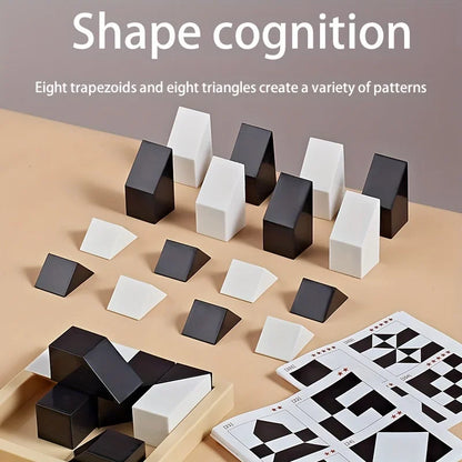 Hidden Block Puzzle - Logic Puzzle Toy With Plastic Building Blocks For Kids - ZOOMNSTORE