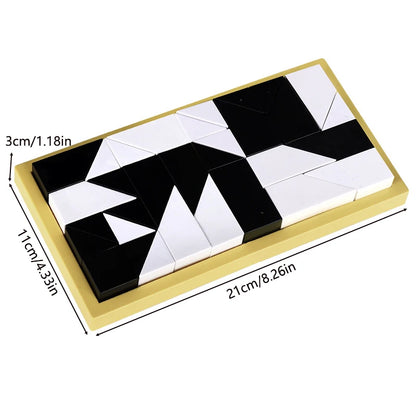 Hidden Block Puzzle - Logic Puzzle Toy With Plastic Building Blocks For Kids - ZOOMNSTORE