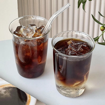 High Borosilicate Glass Cup – Heat Resistant Latte Mug | Durable Drinkware Set - ZOOMNSTORE